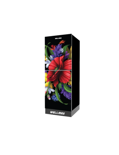Wellmax Refrigerator WRA-213- GXXX Red Blossom